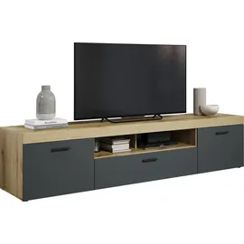 Home Affaire Tyler TV-Kommode 230 cm Braun Holz