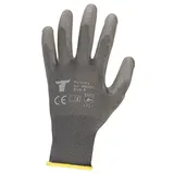 Stier Montagehandschuhe Polyester mit PU-Beschichtung grau Größe 9
