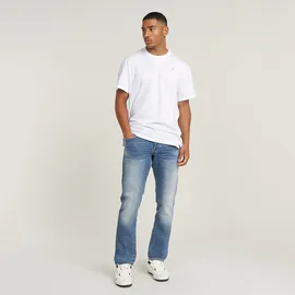 G-Star 3301 Regular Tapered Jeans Worn In Azure 33 32