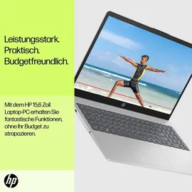 HP Notebook 15-fd0677ng, Silber, 15,6 Zoll, Full HD, Intel Core i7-1355U, 16 GB, 1 TB M.2 SSD, Intel Iris Xe
