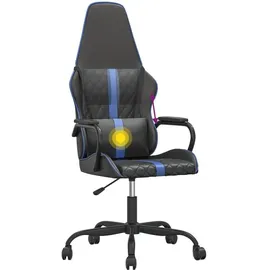vidaXL Gaming-Stuhl Kunstleder Blau