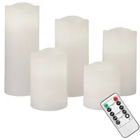 Monzana LED Kerzen 10 St. weiß