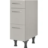 Nobilia Unterschrank Touch 30 x 58,3 x 87 cm Grau