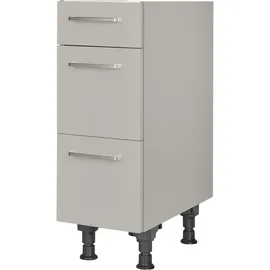 Nobilia Unterschrank Touch 30 x 58,3 x 87 cm Grau