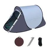 Camping Zelt Pop-Up Wurfzelt Leichtes Automatisch Sofortzelt 1-2 Personen Zelt Mit UV50+ & Doppeltür Wasserdichtes Winddicht Außenzelte Schnellaufbau Tent Für Backpacking