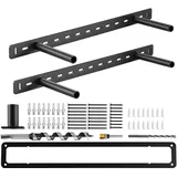 VEVOR Regalhalterung, 2 Stk., Tragkraft 68 kg, Schwerlast Regalhalter, 558,4x157,4x38,1 mm, Regalträger für versteckte Regale, unsichtbare Halterung für schwebende Regale zur Wandmontage