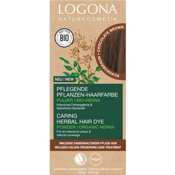 Logona Pflanzen- Pulver Pflanzenhaarfarbe 100 g Braun