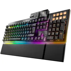 be quiet! Dark Mount Silent Linear Tastatur - Gaming Tastatur mit geschmierten Linearen Switches, 3 Schicht-Dämmung, Media Dock und entfernbarem Numme