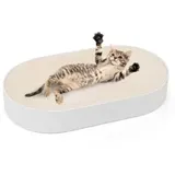 Canadian Cat Company Apollo Kratzbrett 63 x 35 x 10 cm weiß