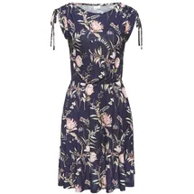 VIVANCE Jerseykleid Sommerkleid Blumenprint Rosa 34