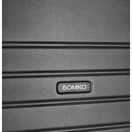 somko Line Koffer-Set 3-tlg. anthrazit/schwarz
