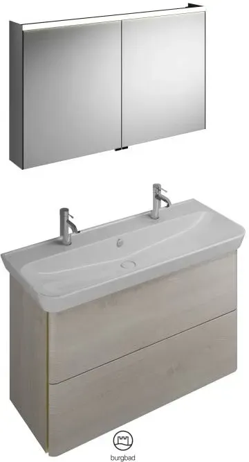 burgbad IVEO SFHK120 Möbelgruppe - Eiche Dekor Merino F2835