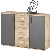 HBZ Kommode ALYSHA - grau - BHT 120x84x35 cm