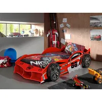 Vipack Autobett, Holzwerkstoff, 90x200 cm, Kinder- & Jugendzimmer, Kindermöbel, Kinderbetten, Spielbetten
