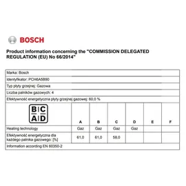 Bosch Herdset mit Backofen Teleskopauszug und Gaskochfeld WOK-Brenner