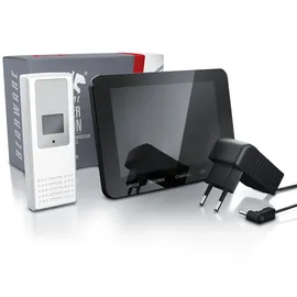 Bearware Funkwetterstation mit Farbdisplay & Außensensor Barometer, Wettervorhersage uvm.