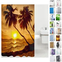 Sanilo Duschvorhang Summer 180 x 200 cm orange