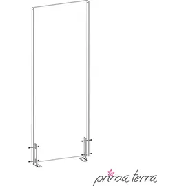 prima terra Sichtschutzelement 60 x 158 cm Braun/Metall