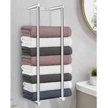 luxuskollektion Handtuchhalter Wand 75cm Edelstahl Silber