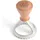 Marcato Ravioli und Keks Ausstecher 58 mm Rund Holz und Aluminium