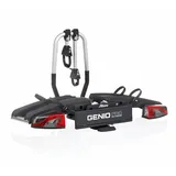 Atera 022780 PKW Fahrradträger Genio Pro Advanced, faltbar mit Rückleuchten - für 2 Fahrräder oder E-Bike, Silber