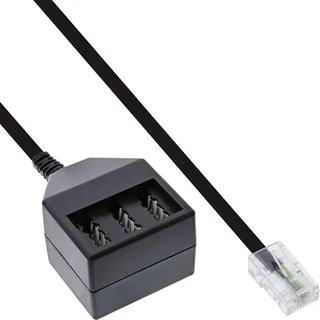 InLine TAE Adapterkabel, RJ45 St auf TAE NFN Dose, 20cm