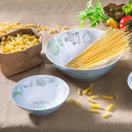 Brunner Salad & Pasta Melamin Schüssel-Set Weiß 5-tlg.