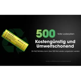 Nitecore 21700 6000mAh 3,6V 8A