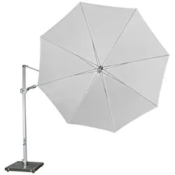Knirps Ampelschirm Ø 340 cm Polyester Grau Hellgrau