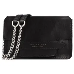 The Bridge Lucrezia Schultertasche Leder 18.5 cm  schwarz