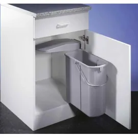 Wesco einbau-abfallsammler DT - flach, 19 l grau