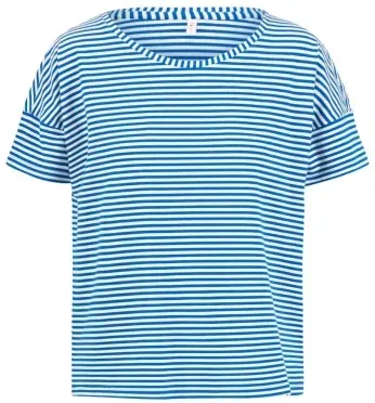 Blutsgeschwister T-Shirt The Generous One - blue viva el sol! stripe XS