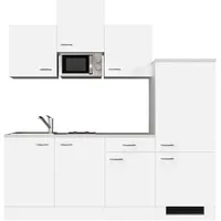 Flex-Well Küchenzeile Wito 210 cm Weiß