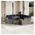 vidaXL Gartensofa-Set 9-tlg. grau