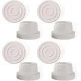 Alovez - 4er-Pack Gummi-Poolleiter-Stoßfänger, passend für Rohre mit 4,8 cm Innendurchmesser, Leiterstopper für Einbaupools, Zubehör zum Schutz der