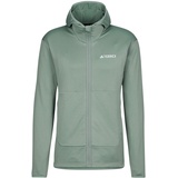 adidas TERREX XPERIOR LIGHT Fleece Hooded Jacket silver green (AESX) S