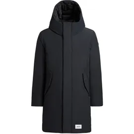 khujo Wintermantel Fogg Langer Herren Mantel mit magnetischen Details blau XL (54)