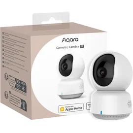 Aqara 2K Innenraum Sicherheit Kamera E1, Schwenken & Neigen, HomeKit Secure Video, Zwei-Wege-Audio, Nachtsicht, Personenverfolgung, Wi-Fi 6, Unterstützt HomeKit, Alexa, Google Home, SmartThings, IFTTT