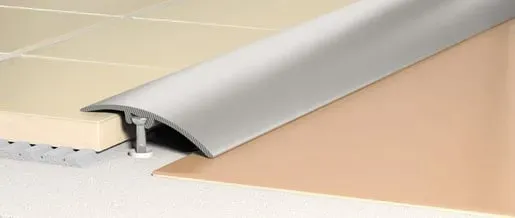 Leist Übergang Havos Chrom, Aluminium Eloxiert, Länge 270 cm, Kantenhöhe 8 mm, LP3ALE270