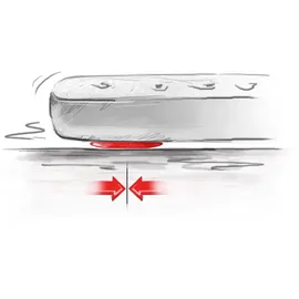 High Peak Luftbett Cross Beam Single extra long