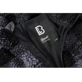 Brandit Textil Teddy Jacke Black / Grey M