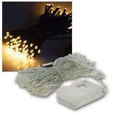 ChiliTec LED Lichterkette Batterie 10 m Warmweiß