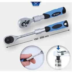 Brilliant Tools 1/4 Zoll Teleskop-Umschaltknarre (150 - 200 mm)