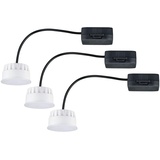 Paulmann 92472 LED Modul Choose Coin 3er-Set rund 50mm 3x6W 3x470lm 230V 2700K Satin