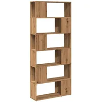 vidaXL Bücherregal Raumteiler 80 x 24 x 186 cm Braun