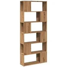 vidaXL Bücherregal Raumteiler 80 x 24 x 186 cm Braun