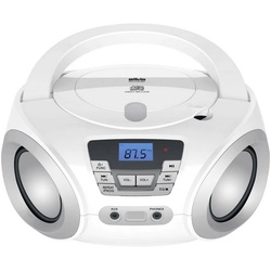 Silva Schneider CD-Player Radio weiß