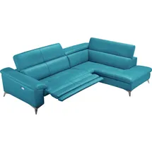 Egoitaliano "Martine, Multifunktionssofa mit Komfortfunktionen, edel und bequem", mit Ottomane, elektrischer Relaxfunktion und Kopfteilverstellung