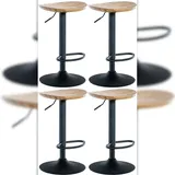CLP 4er Set Barhocker Skelde natura