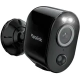 Reolink 2K+ 5MP Überwachungskamera Aussen Akku mit 2,4GHz/5GHz WiFi, Mensch/Auto/Tiererkennung, WLAN IP Kamera Outdoor mit Farbnachtsicht, Zeitraffer, 2-Wege-Audio, Argus 3 Pro(Schwarz)